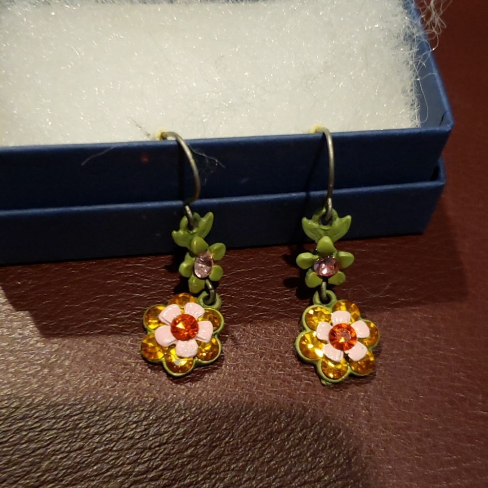 Floral earrings